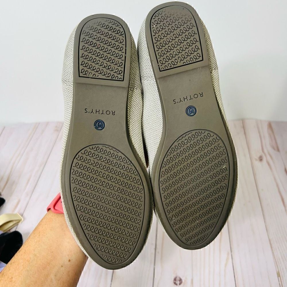Rothy’s Light Gray Round Toe Ballet Flats - Picture 8 of 9